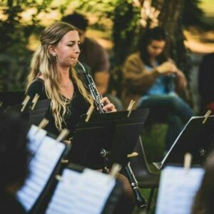 Photographie portrait de Roxane Le Galloc'h, professeur de hautbois et de cor anglais